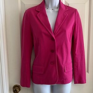 Talbots Pink Knit Blazer, PS